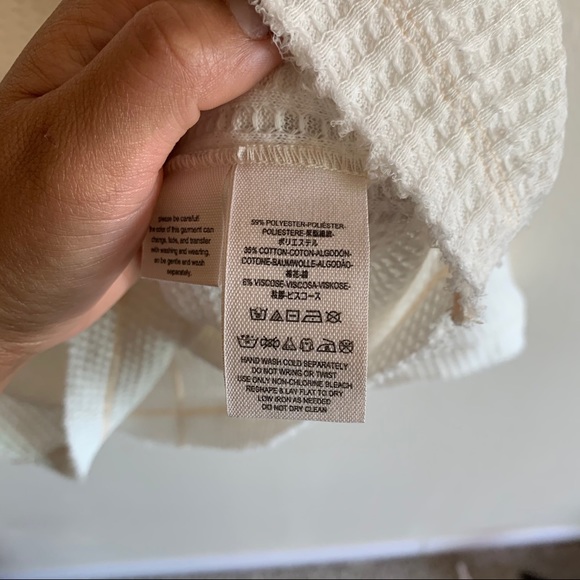 Free People We The Free Dahlia White Thermal Top - Picture 6 of 6